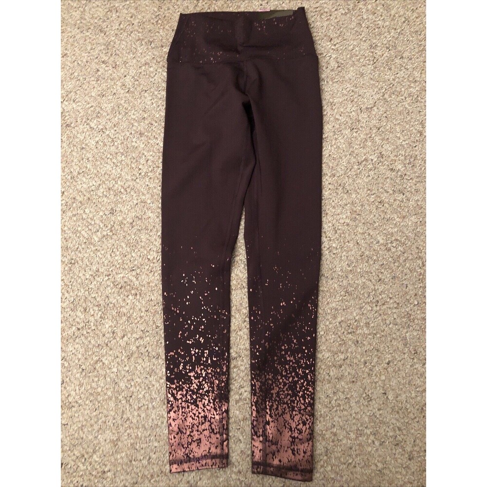 Shine Legging Z by‎ Zobha Small 4-6 Color Raisen Ombre NWT $89 Retail